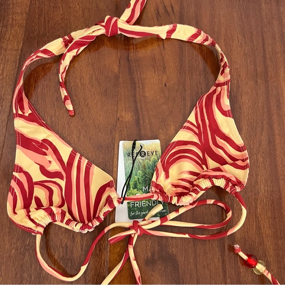 NEW Bamba Swim 2-Piece Marble Bikini Swimsuit Set Riviera Top & Rio Bottom XS/S - Picture 4 of 11